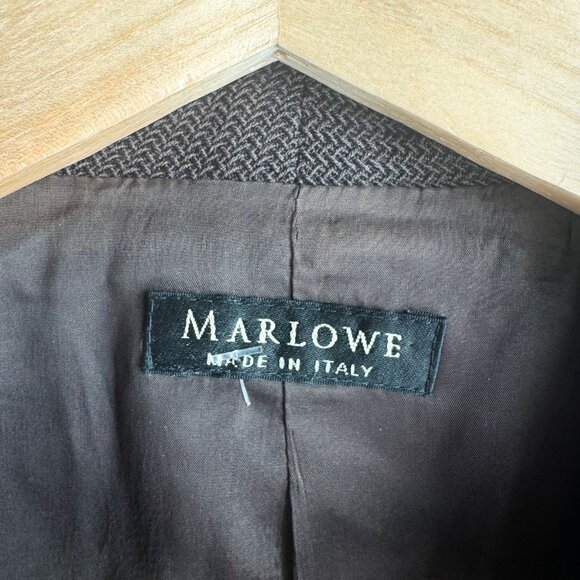 Marlowe Brown Knit Pant Suit 46 - Picture 5 of 8